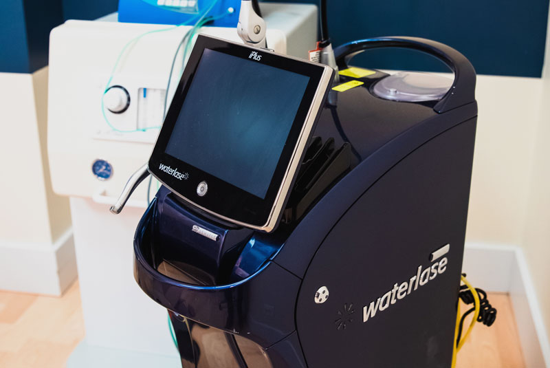 the Waterlase laser, an advanced piece of dental technology